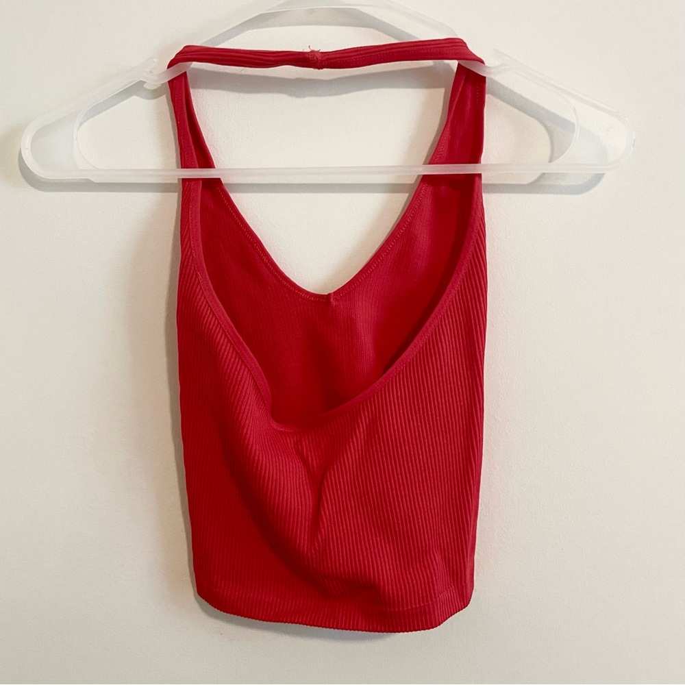 Red Halter Tank - Picture 3 of 3